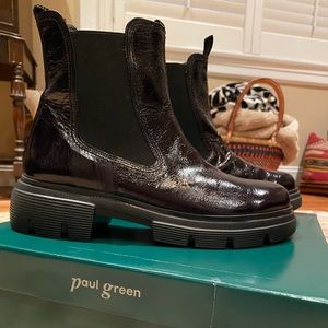 Paul Green Junior Lug Chelsea boots